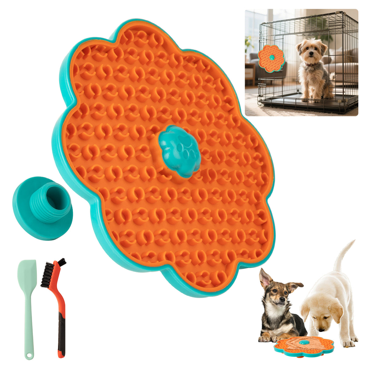 Chill Out - Lick‘A’Disk Dog Lick Mat Summer Slow Feeder for Dogs