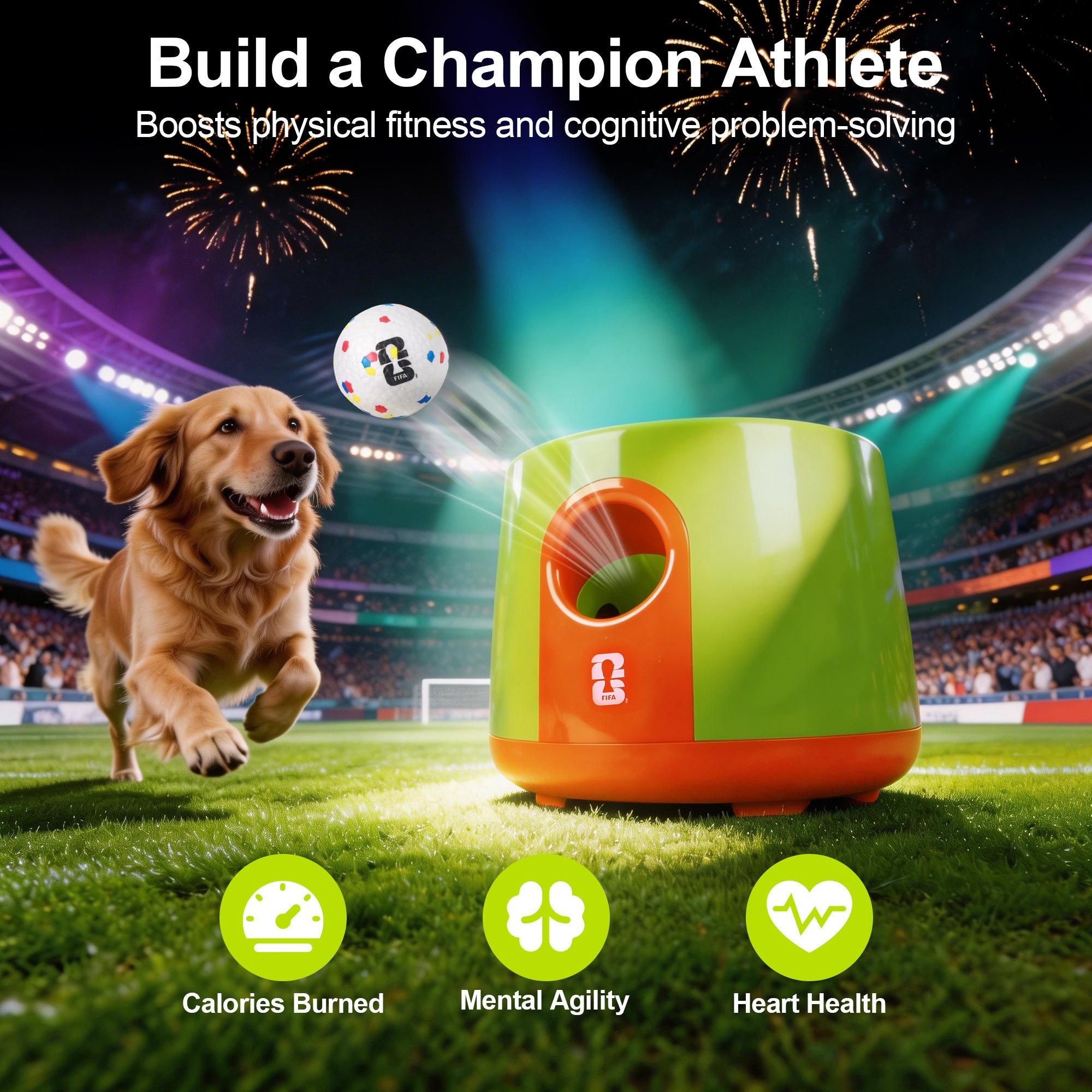 Official FIFA World Cup 2026 Edition - Pro Throw Automatic Ball  Launcher