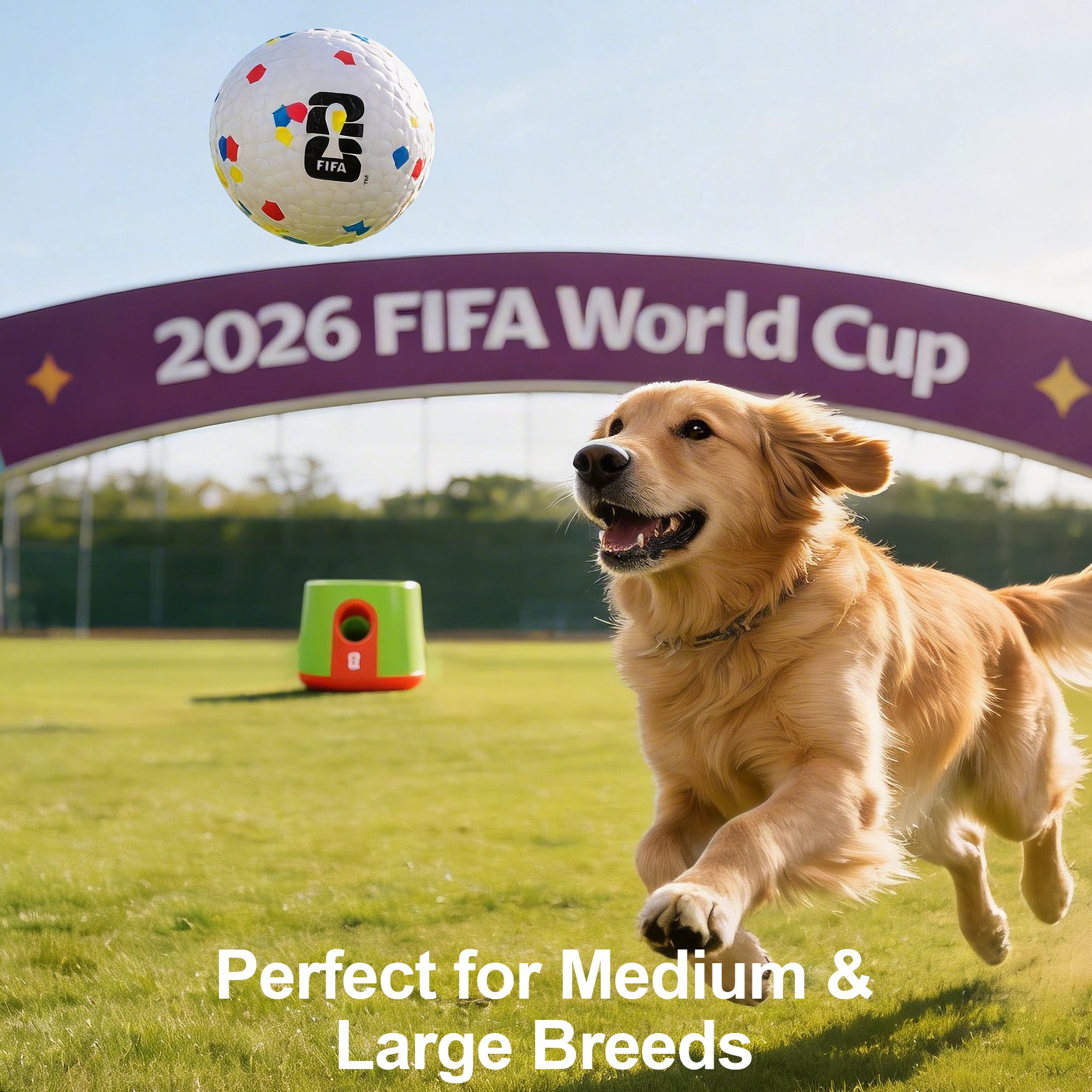Official FIFA World Cup 2026 Edition - Pro Throw Automatic Ball  Launcher