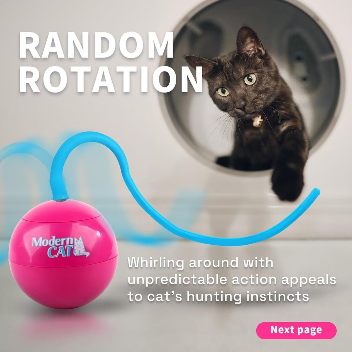 Modern Cat - Whirling tail Cat Toy