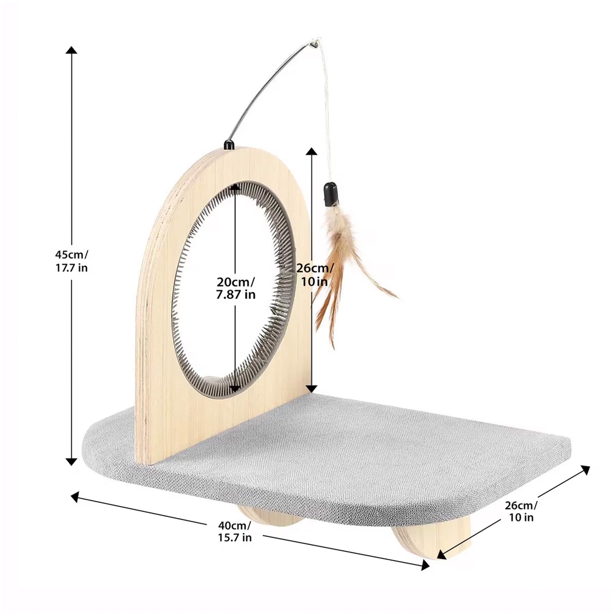 AFP Cat Groom & Play Platform (Item# 2271)