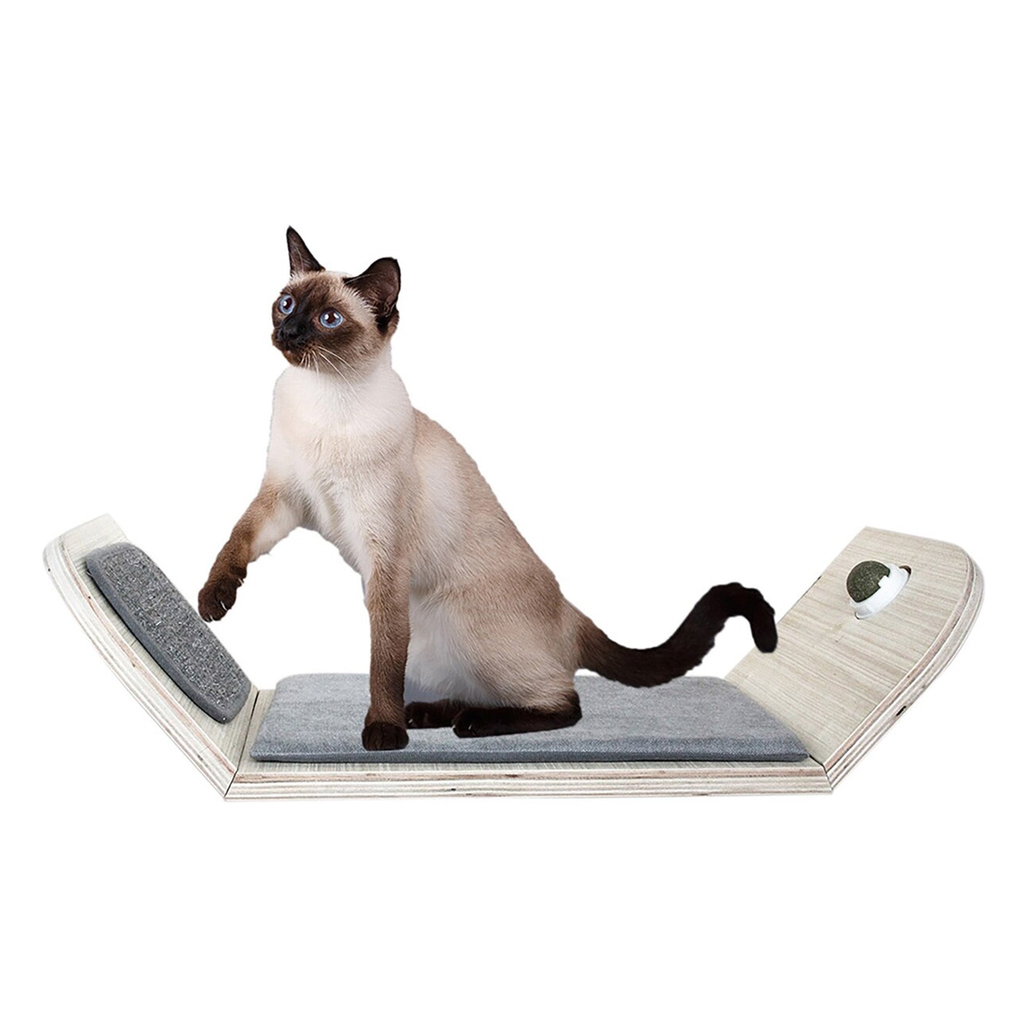 AFP Scratcher Lounge Bed With Catnip Ball (Item#2272)
