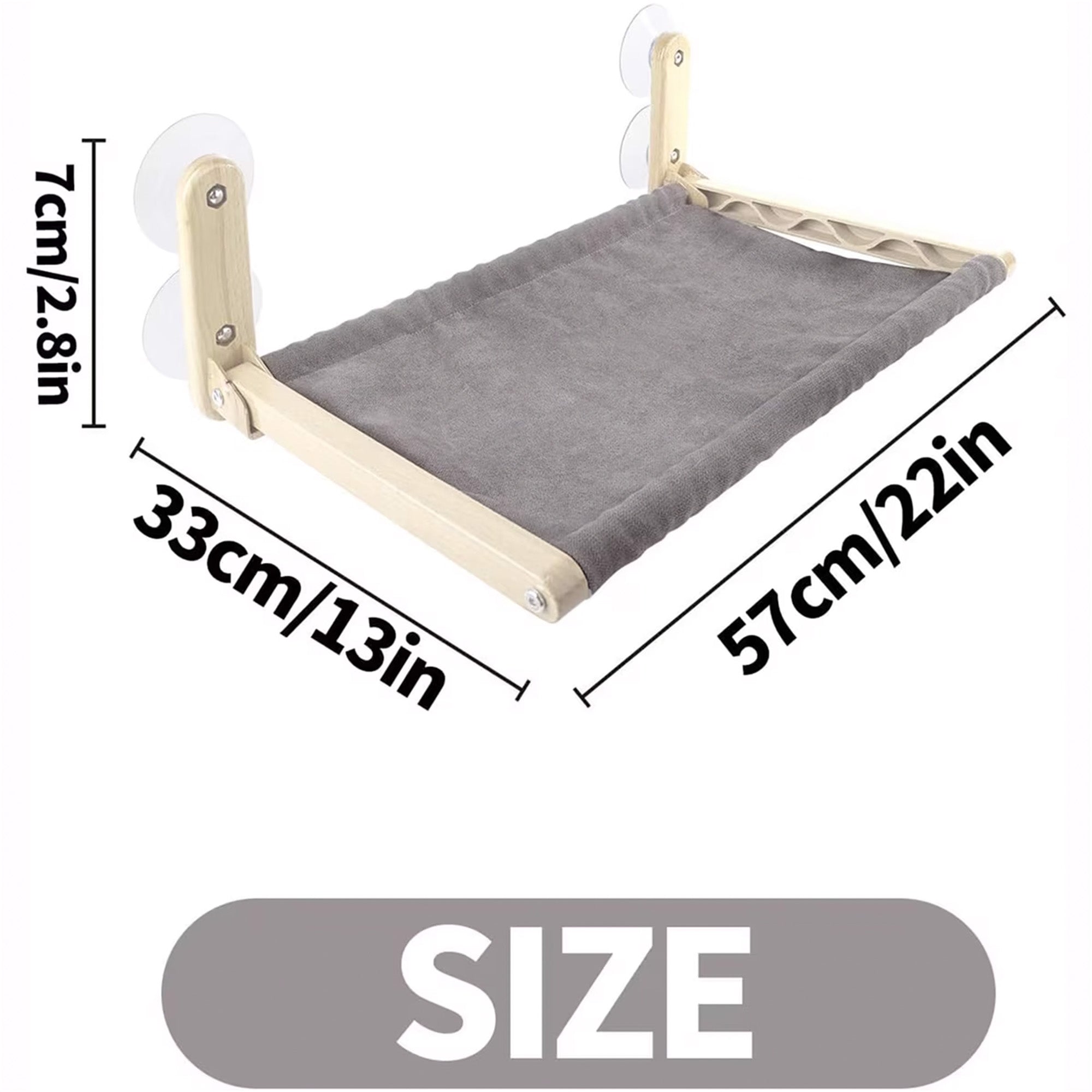 AFP Cat Window Foldable Lounge (Item# 2285) – Safe, Cozy, Space-Saving Perch