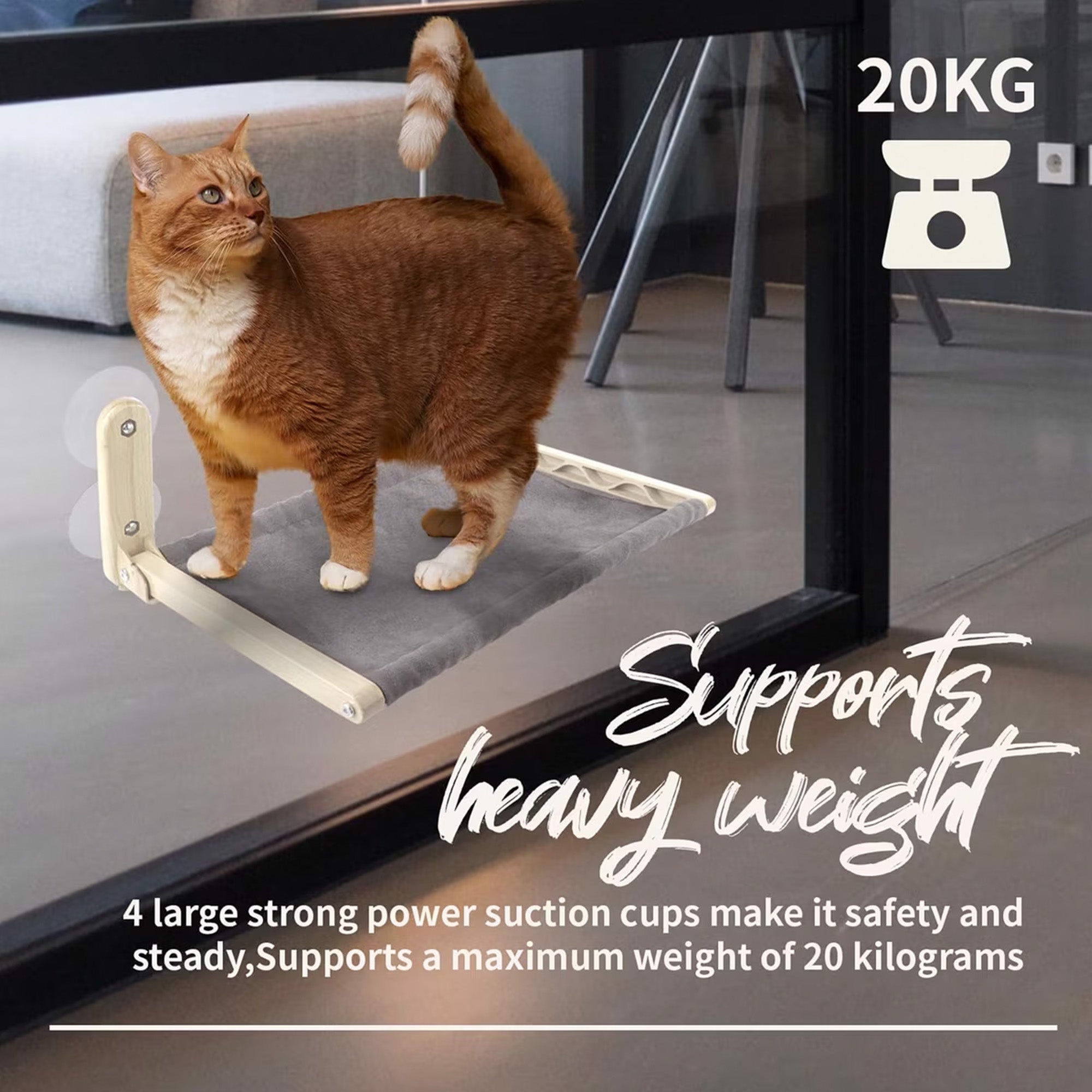 AFP Cat Window Foldable Lounge (Item# 2285) – Safe, Cozy, Space-Saving Perch