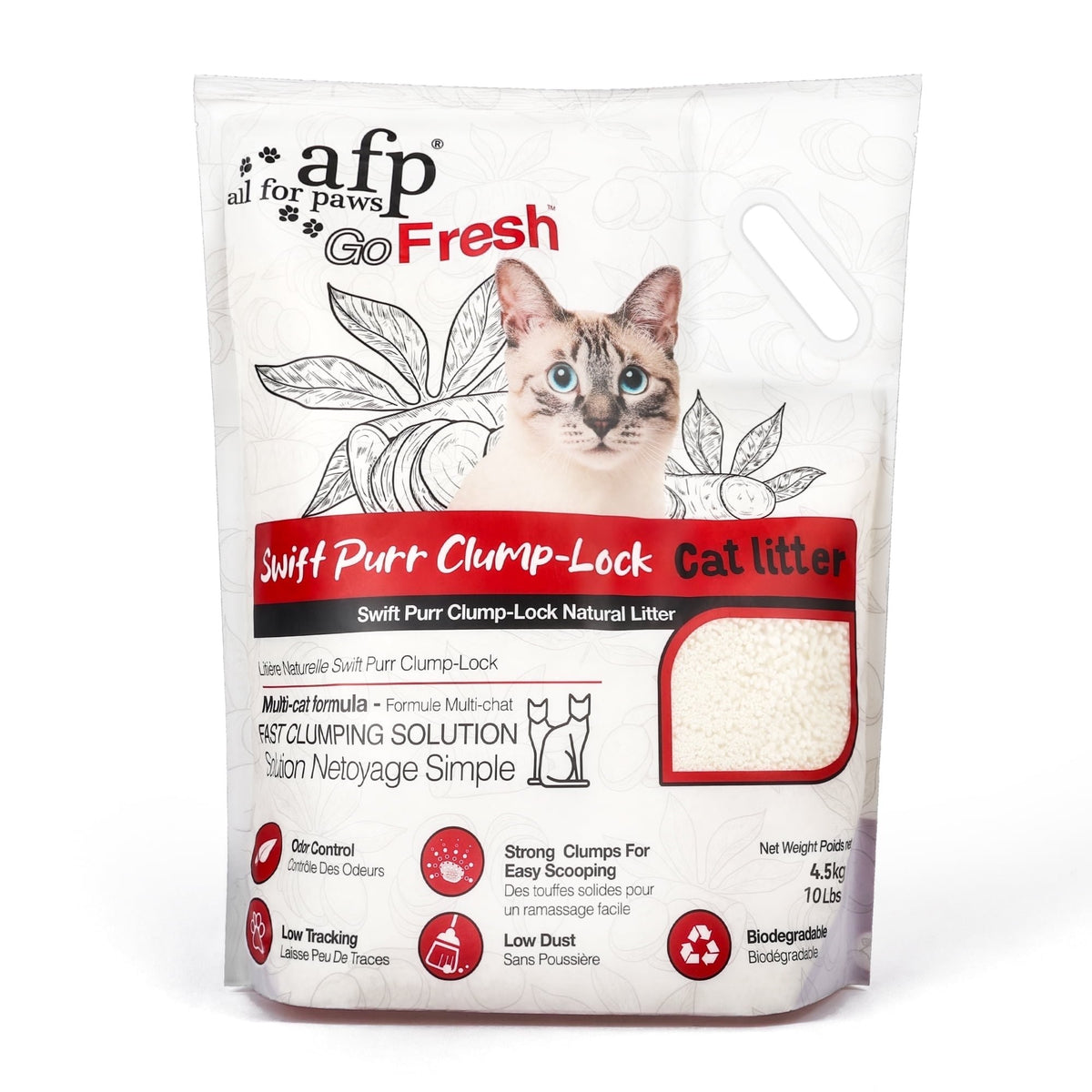 Cat Litter - Natural Cassava Grain Cat Litter, 4.5kg