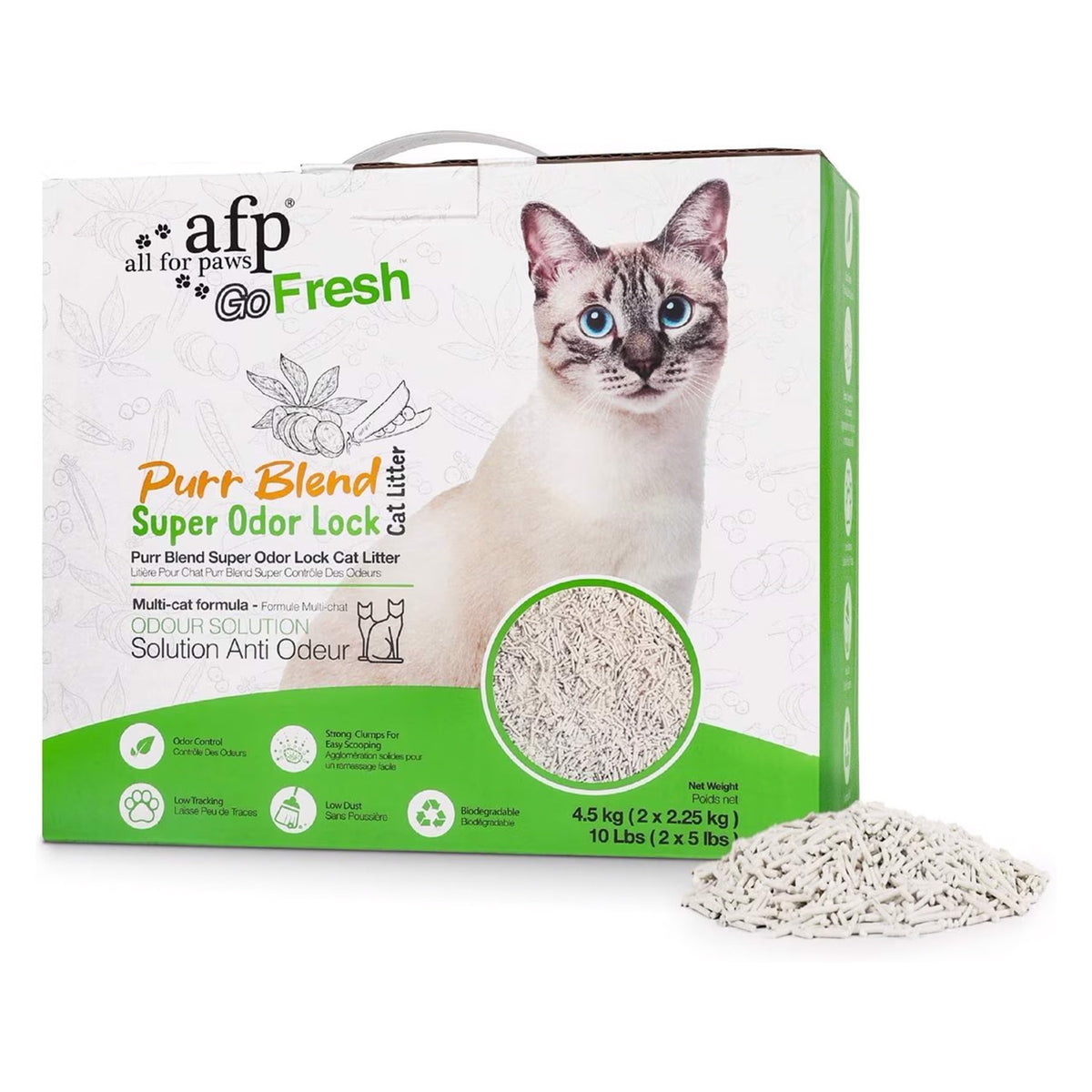 Purr-Blend Super Odor Lock Cat Litter - 4.5kg (2 X 2.25kg)