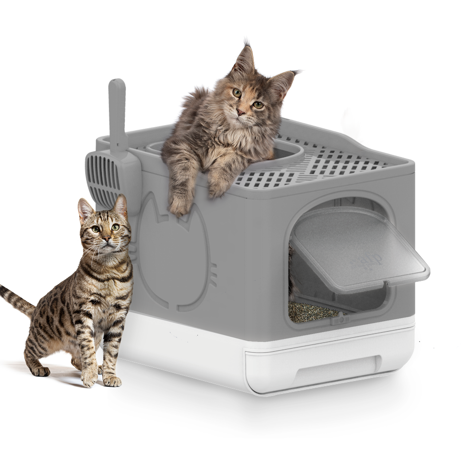Portable Foldable Cat Litter Box