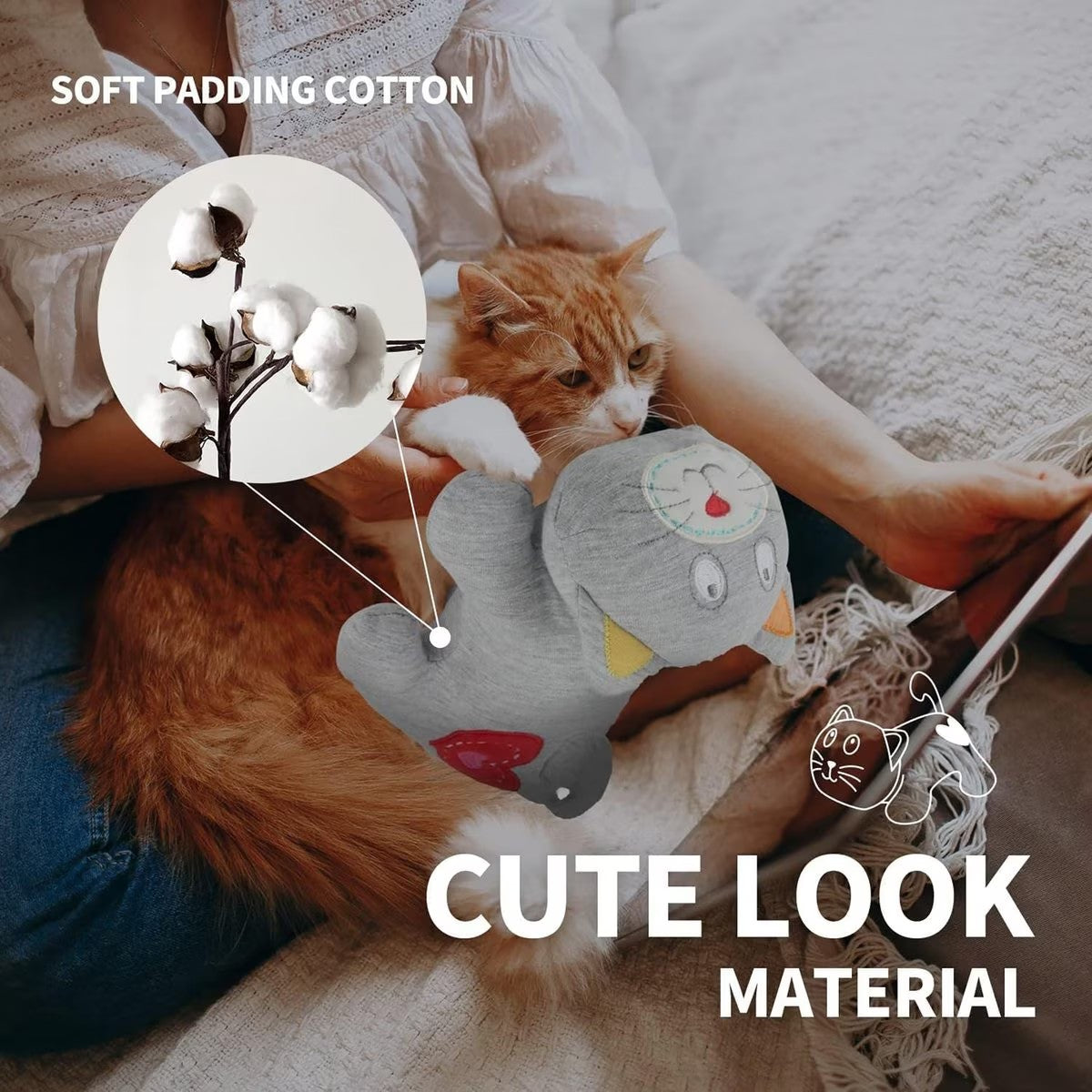 Kitty - Heartbeat 'N' Warm Plush Cat Toy