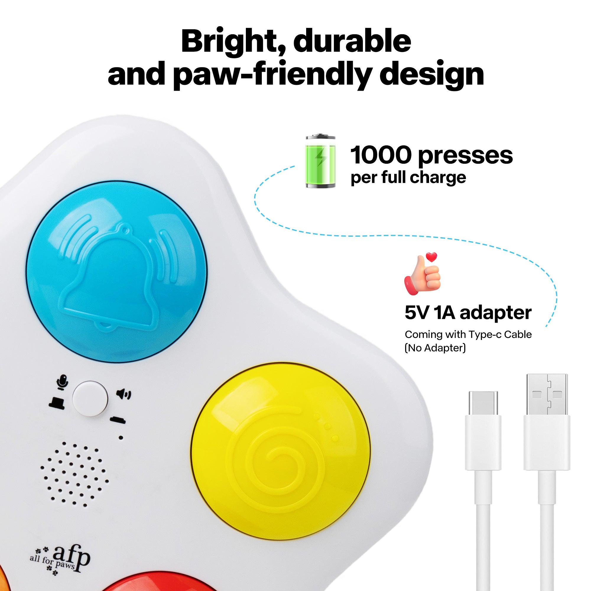 Interactive -Dog Toy - Pet Brain Trainning buttons