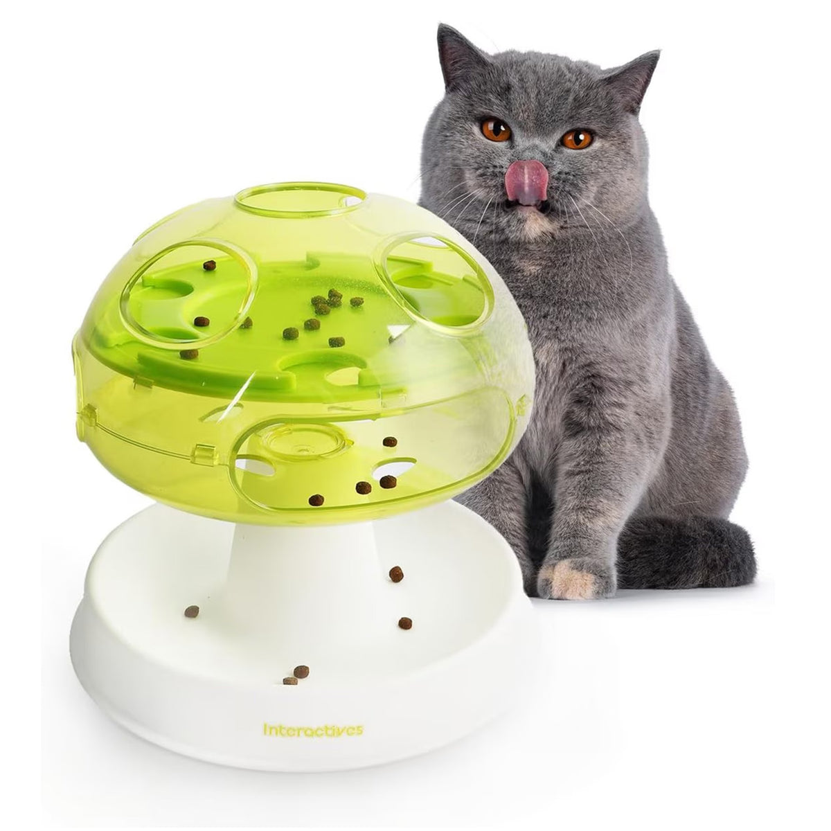 Interactives -Mushroom cat puzzle toy for Enrichmentni