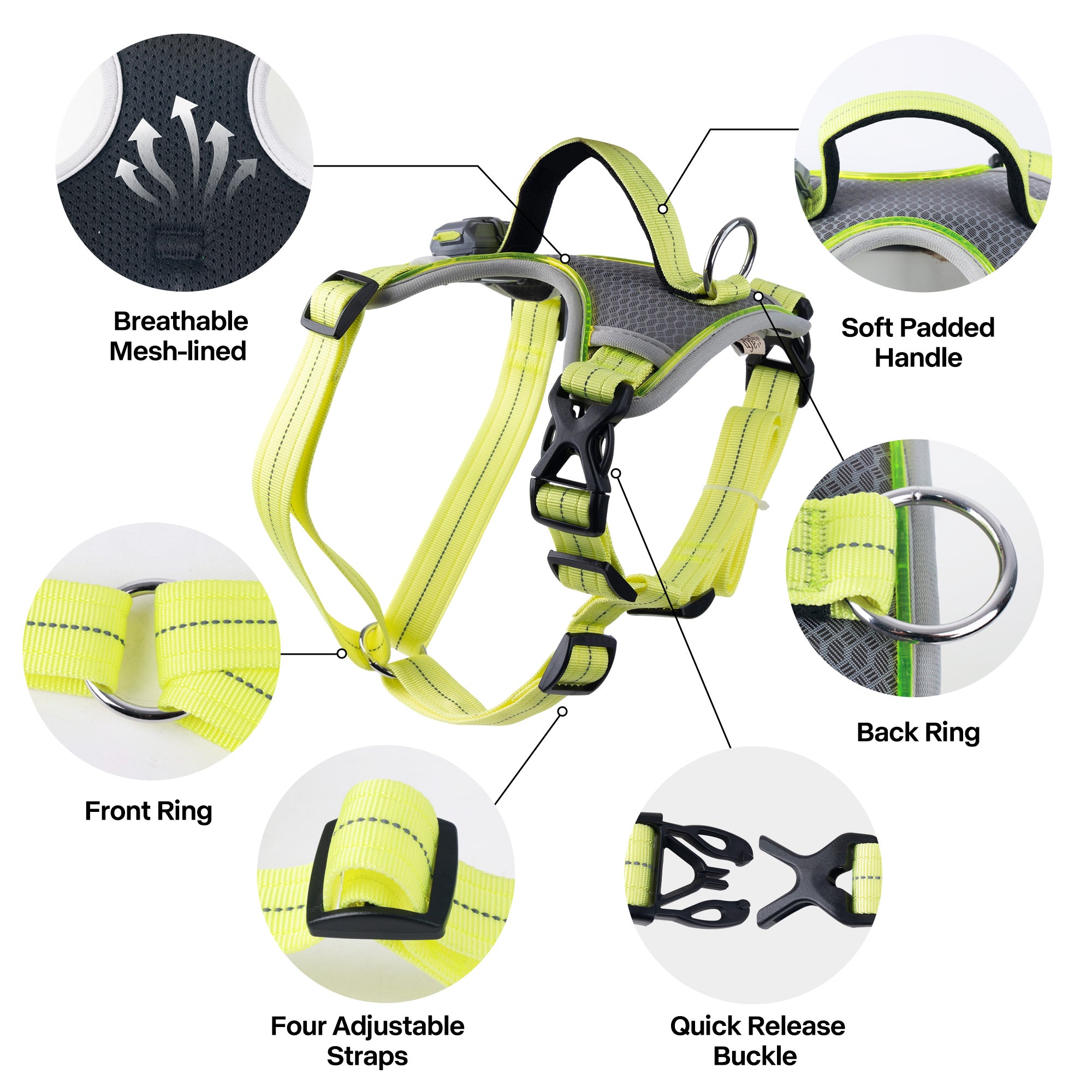K-NITE - Dog Harness, Light Up Harness