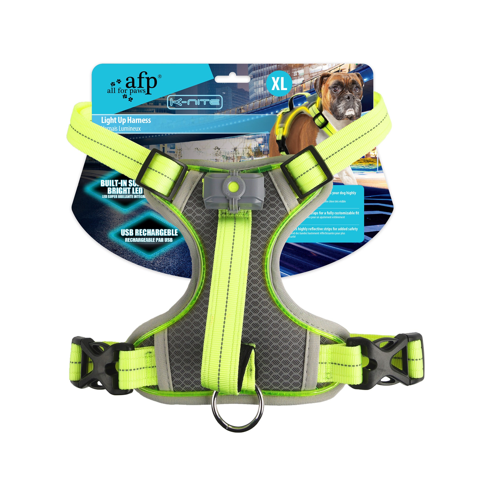 K-NITE - Dog Harness, Light Up Harness