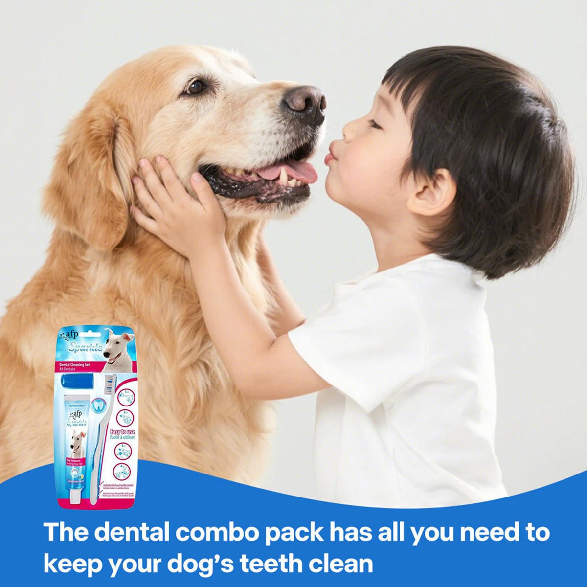 Combo Pack - Brush, Finger Brush And Peanut Butter Toothpaste