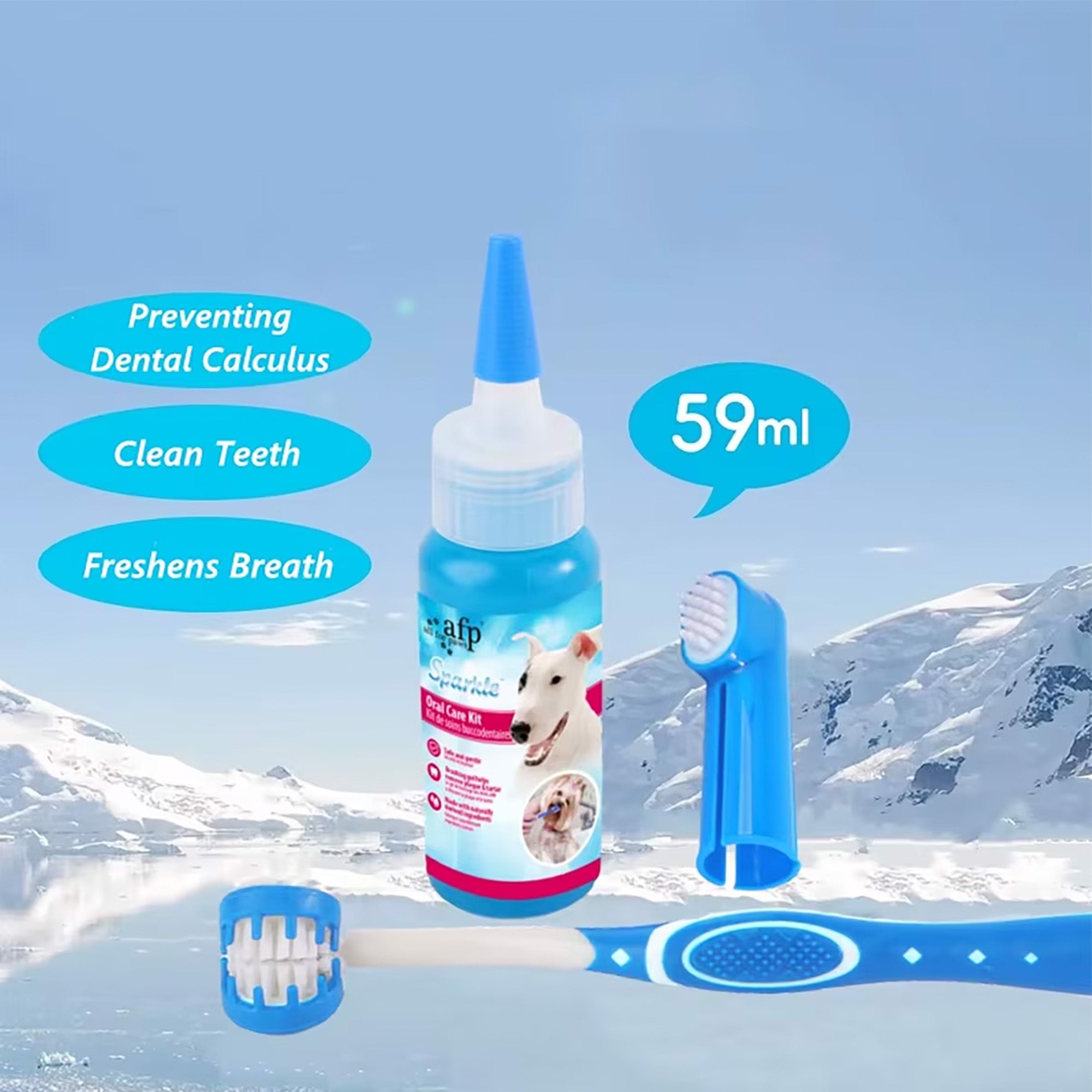 Combo Pack - Brush, Finger Brush And Peanut Butter Toothpaste