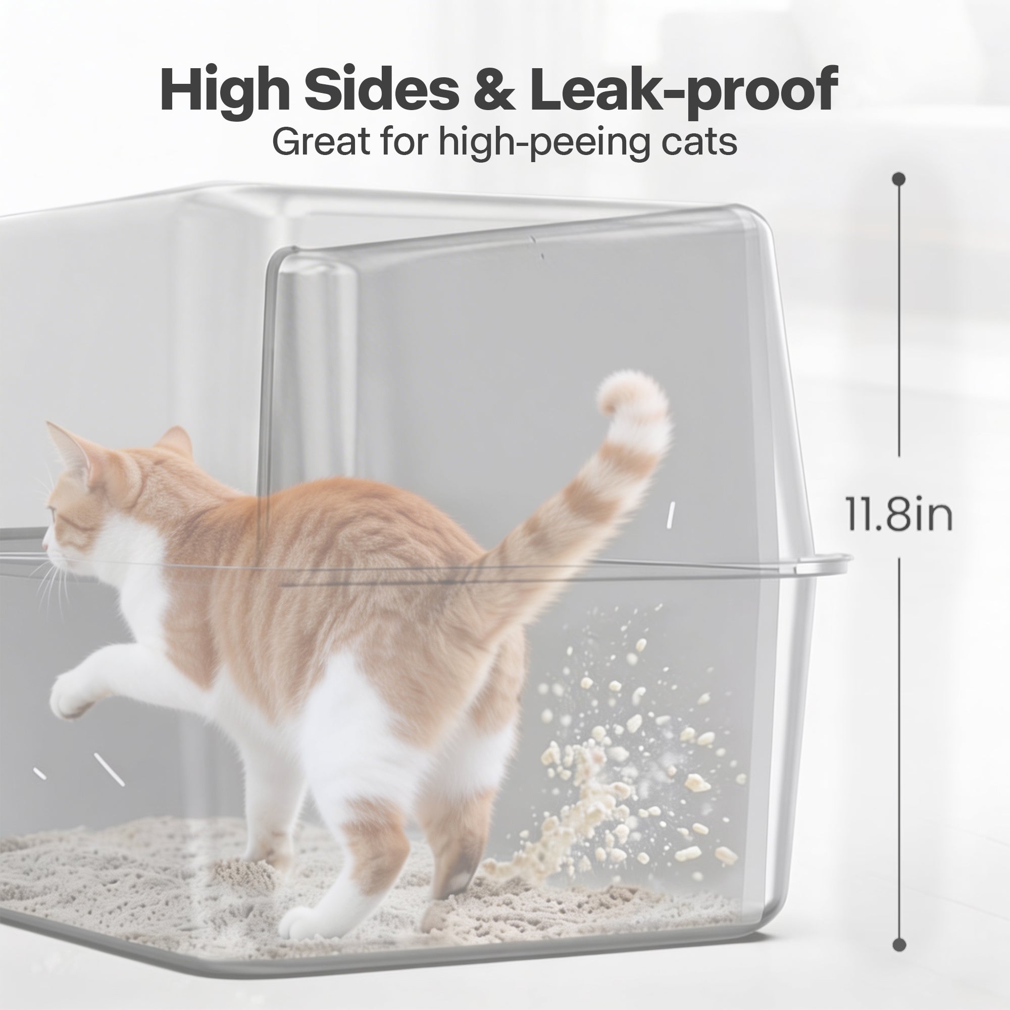 AFP FurLoo Side Entrance Stainless Steel Cat Litter Box (Item# 2462)