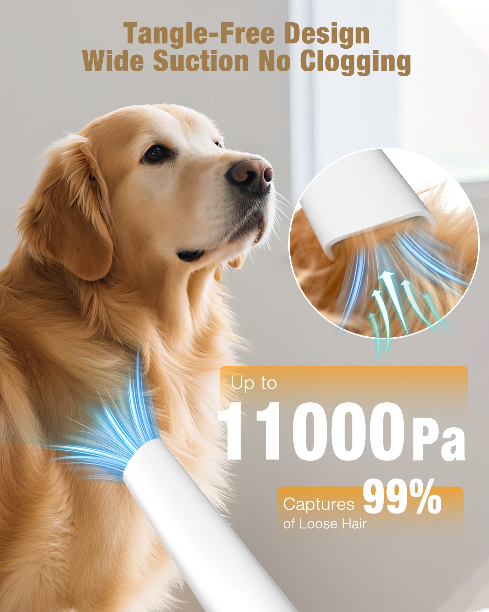 5-in-1 Pet Grooming Kit with Vacuum