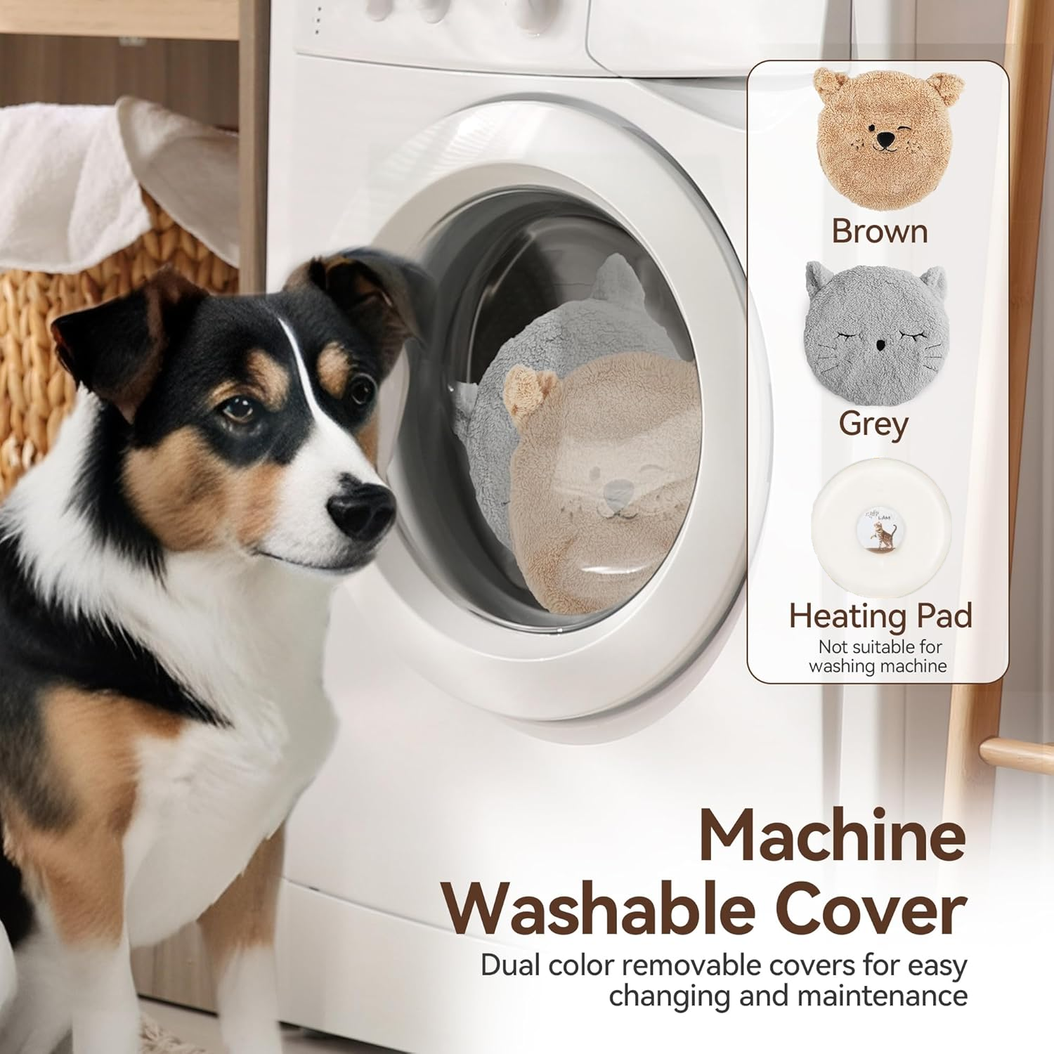 LAM - Pet Microwave Heating Pad - with 2 Covers