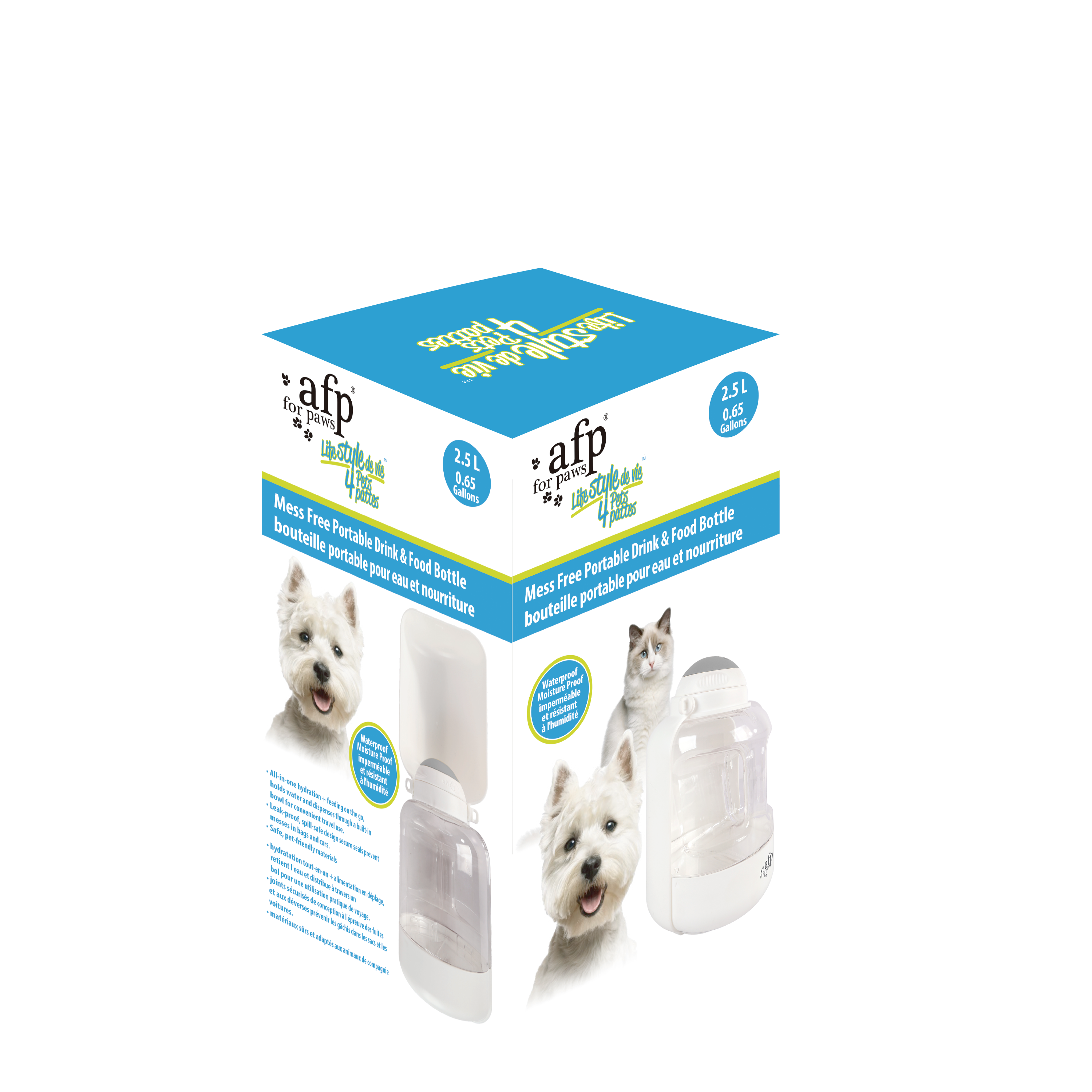 Lifestyle 4 pets-Mess Free Portable Drink & Food Bottle
