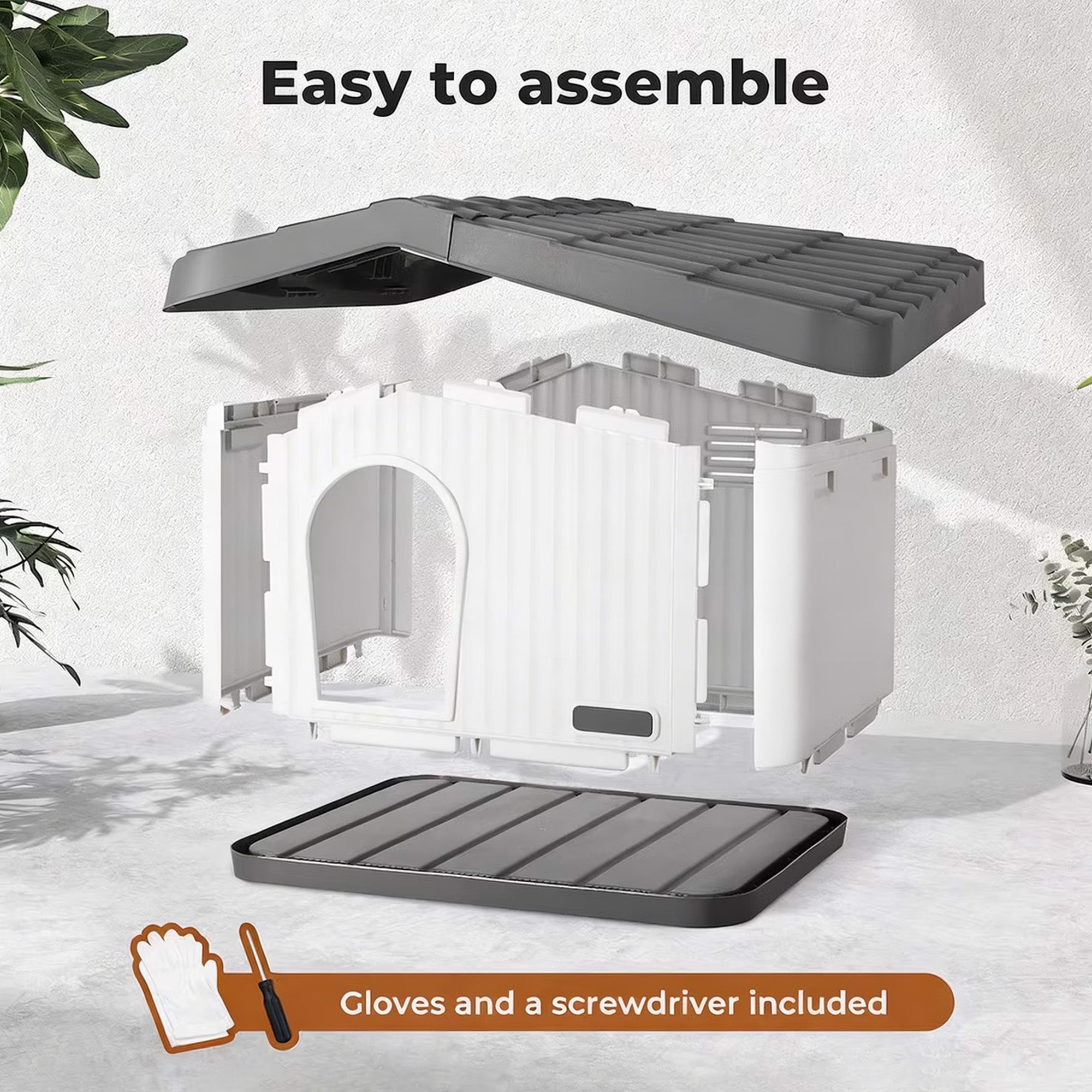 Lifestyle 4Pets -WoofNest Dog House (Item#5771/5772)
