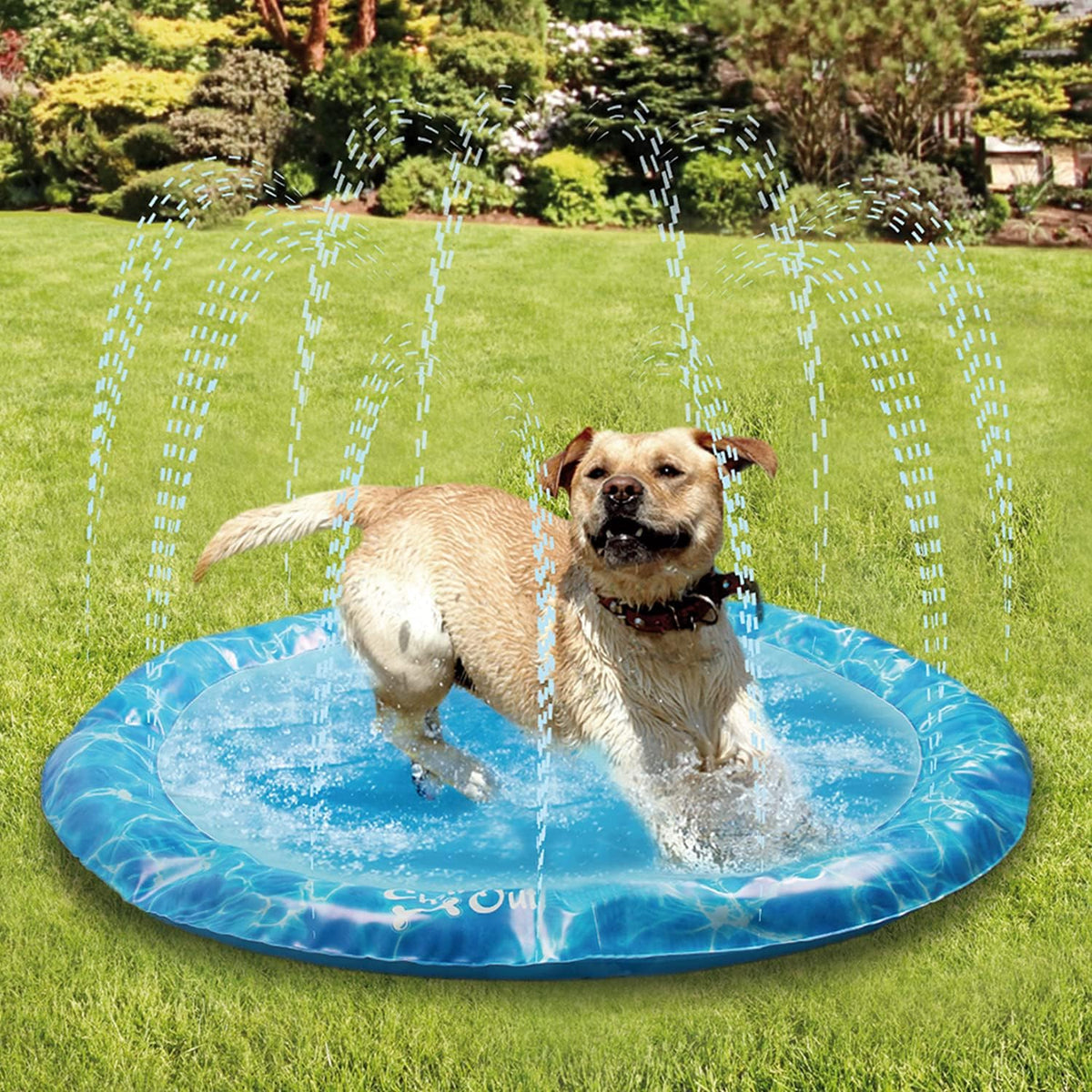 Chill Out - Sprinkler Fun Mat Cool Down Play Mat for Pets