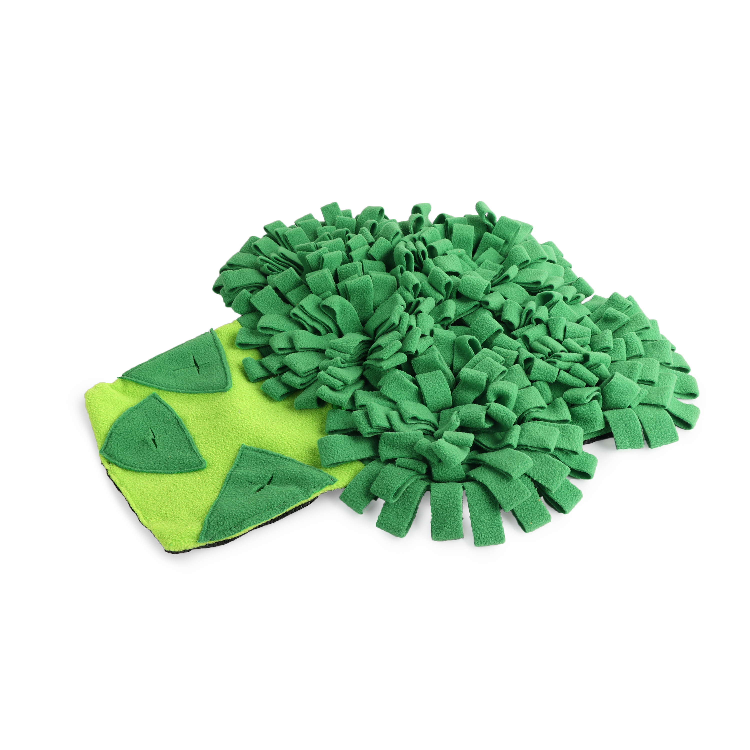 AFP Dig It Broccoli Snuffle Mat Hide & Seek Dog Toy Green | Interactive Nose Work Enrichment Mat for Slow Feeding and Stress Relief