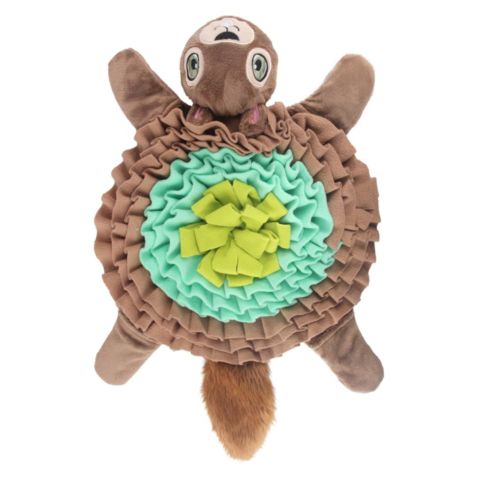 AFP Dig It Broccoli Snuffle Mat Hide & Seek Dog Toy Green | Interactive Nose Work Enrichment Mat for Slow Feeding and Stress Relief