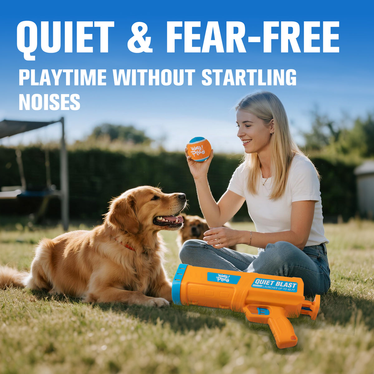 Wow Play - Doy Toy Tennis Ball Blaster - 45 ft