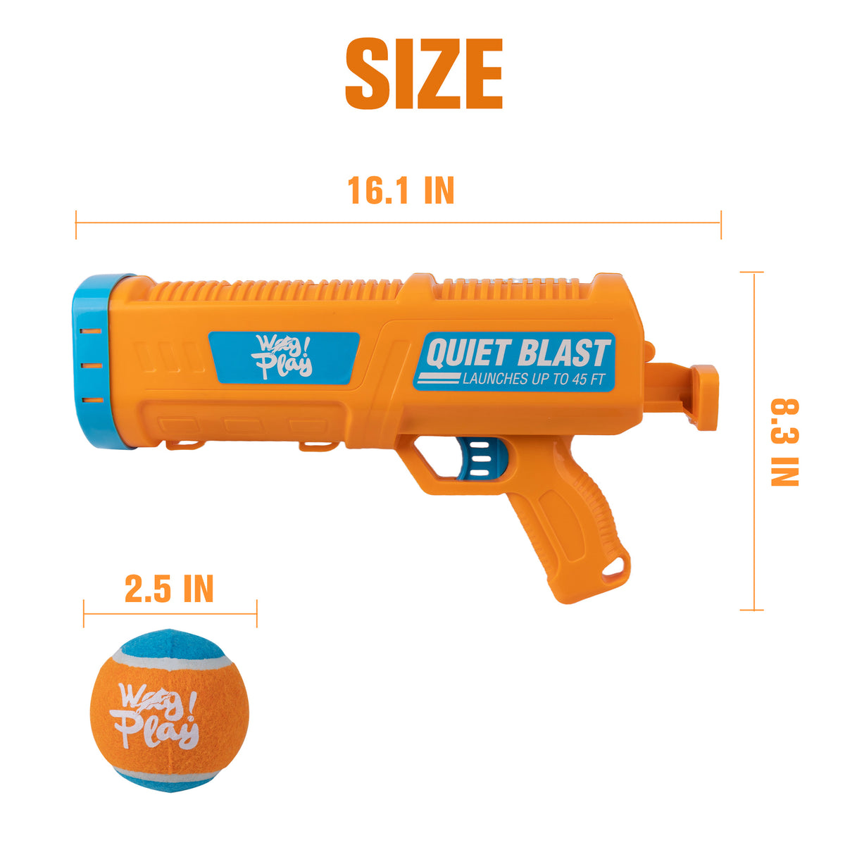 Wow Play - Doy Toy Tennis Ball Blaster - 45 ft