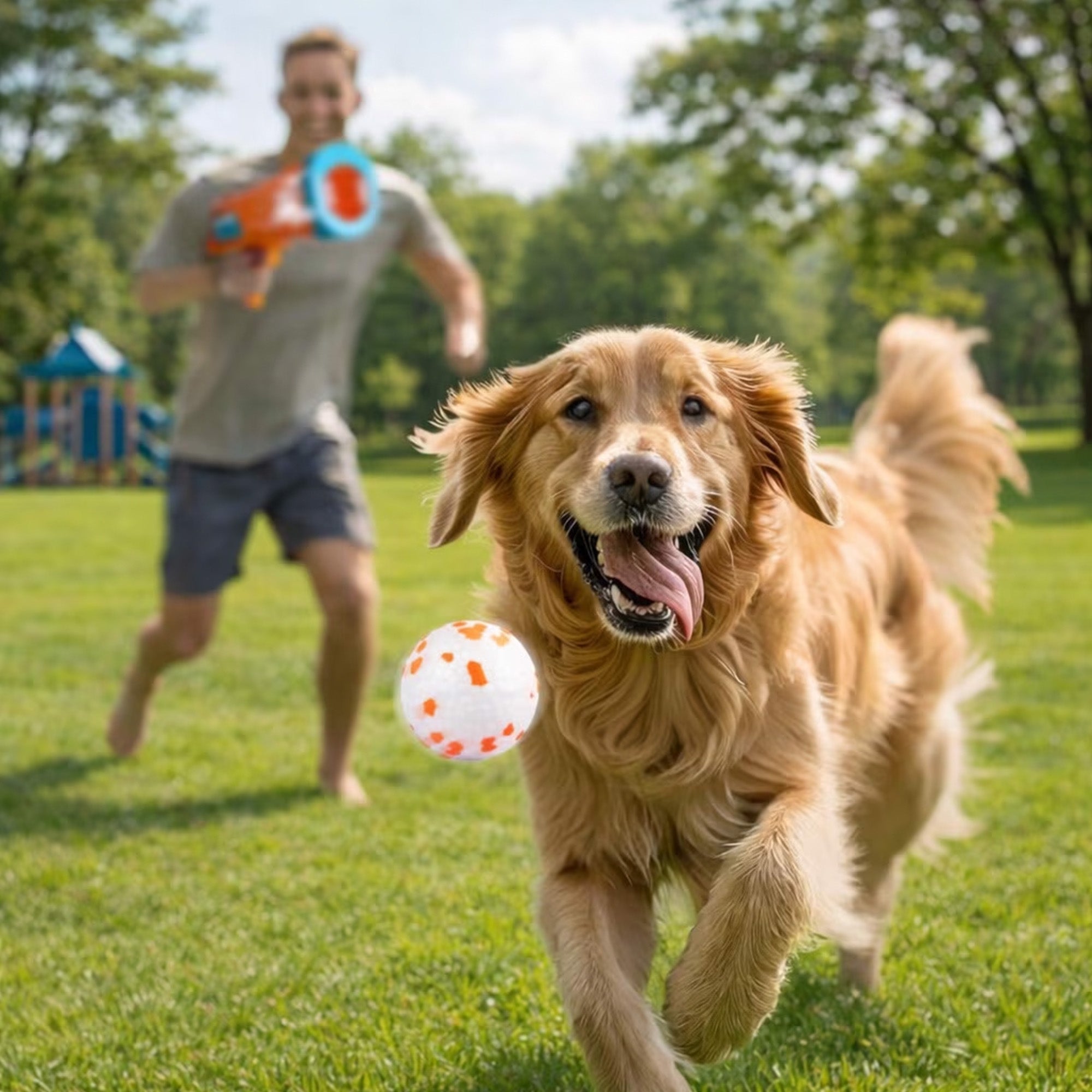 Wag Play- Tennis Ball Blaster Pro - 60 ft
