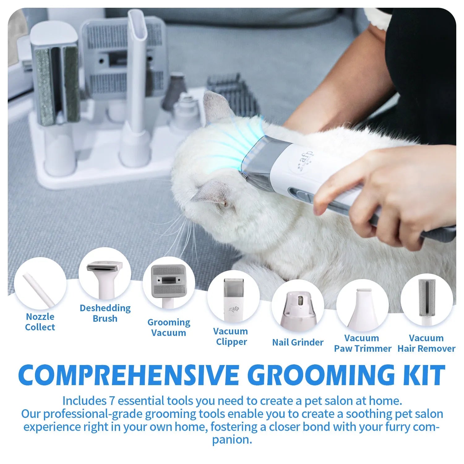 All For Paws 7-in-1 Home Pro Grooming Kit（Item#7700）