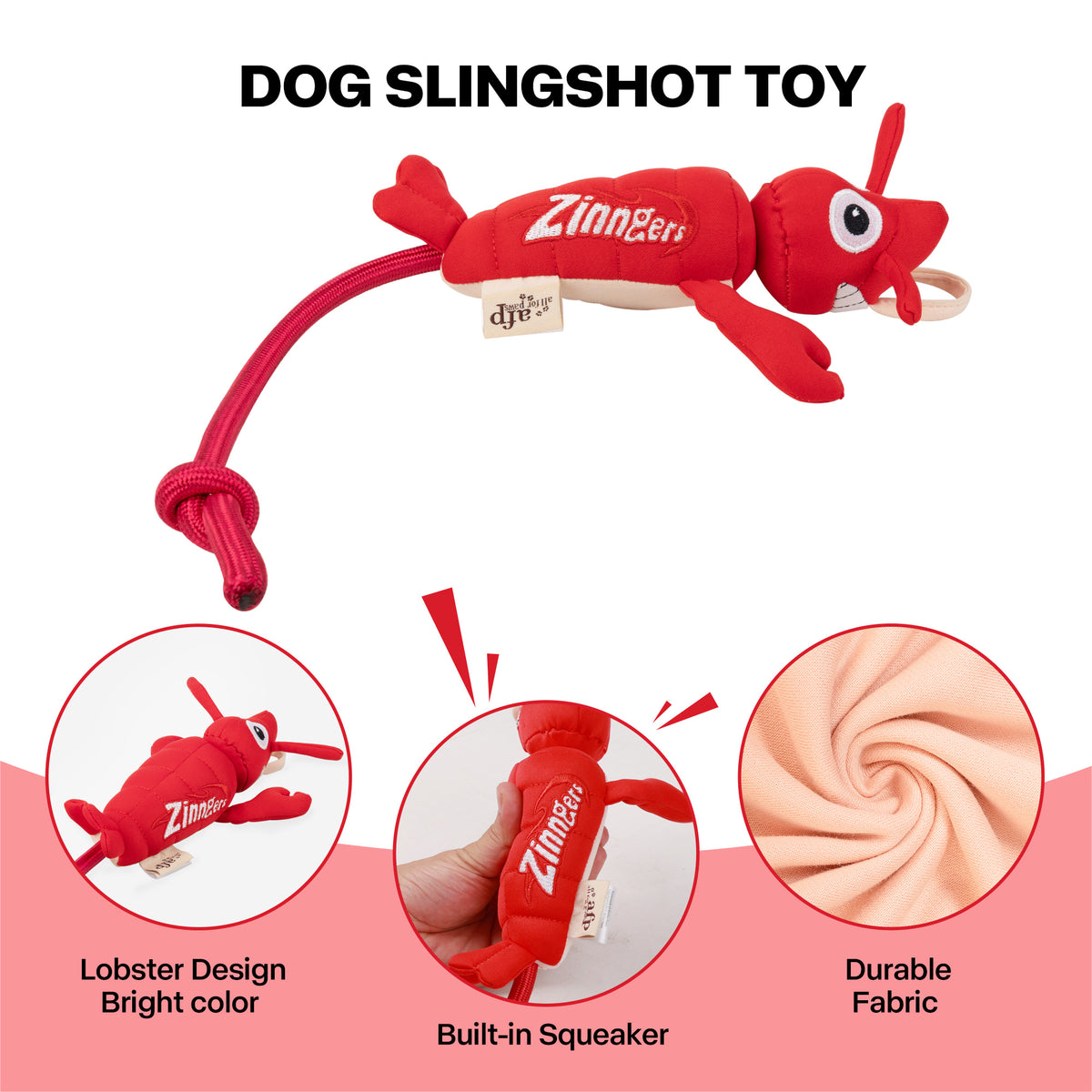 Chill Out - Dog fetch toy - Flying Lobster