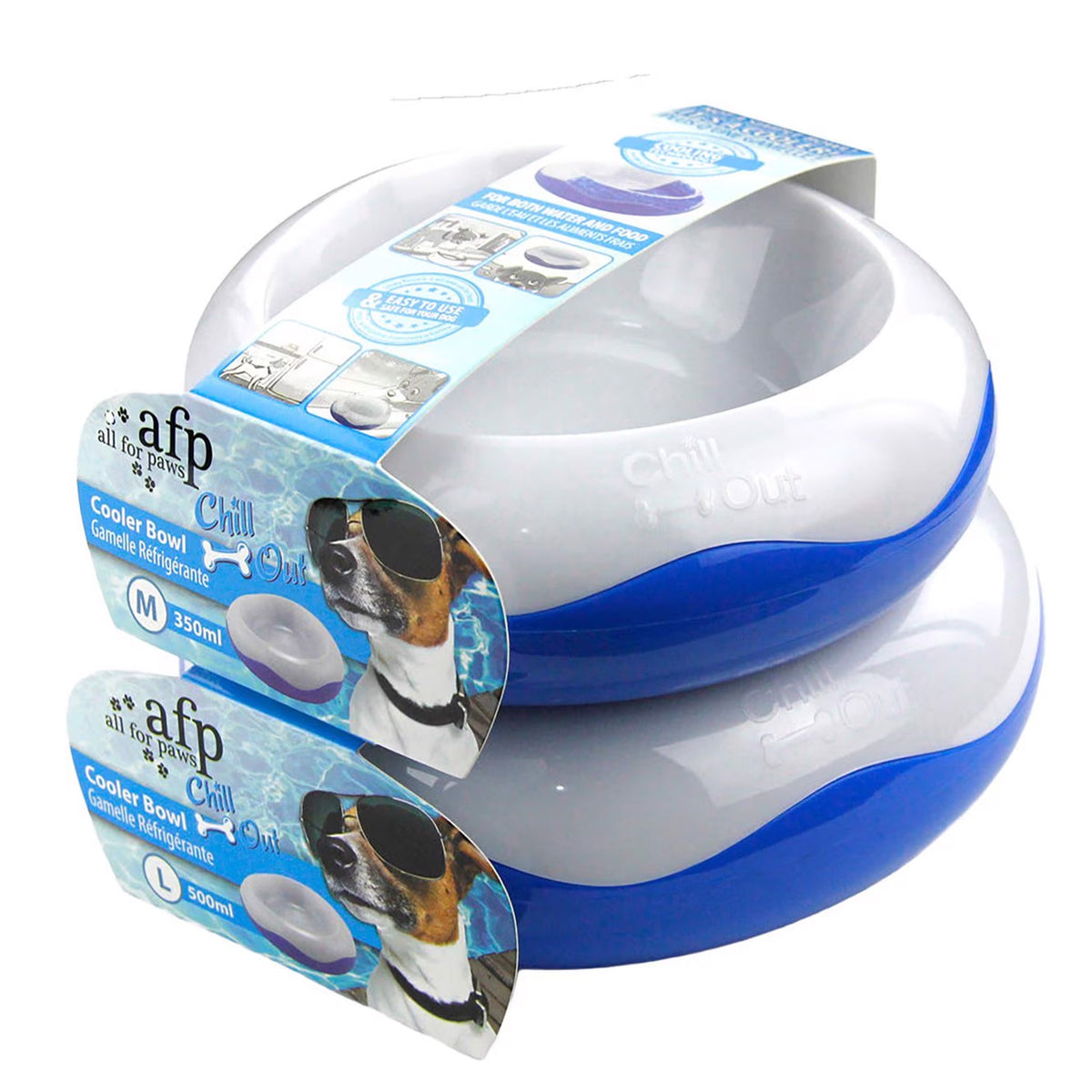 Chill Out - Dog Cooler Bowl - Pet Cooler Bowl Keeps Water Cool and Fresh for Hours
