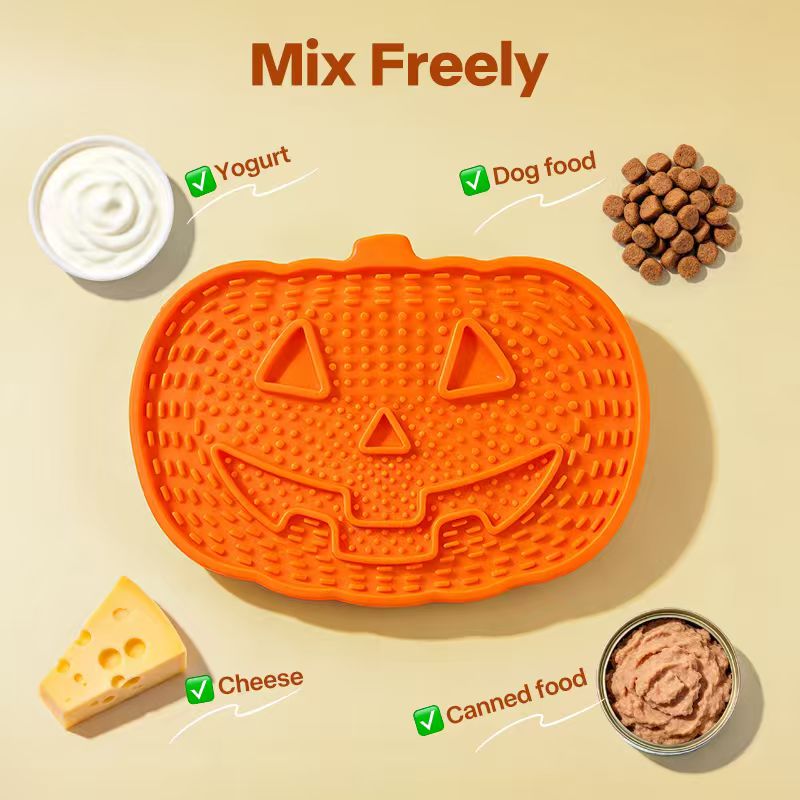 Happy Halloween - Dog Toy - Lick Or Trick Mat For Dog