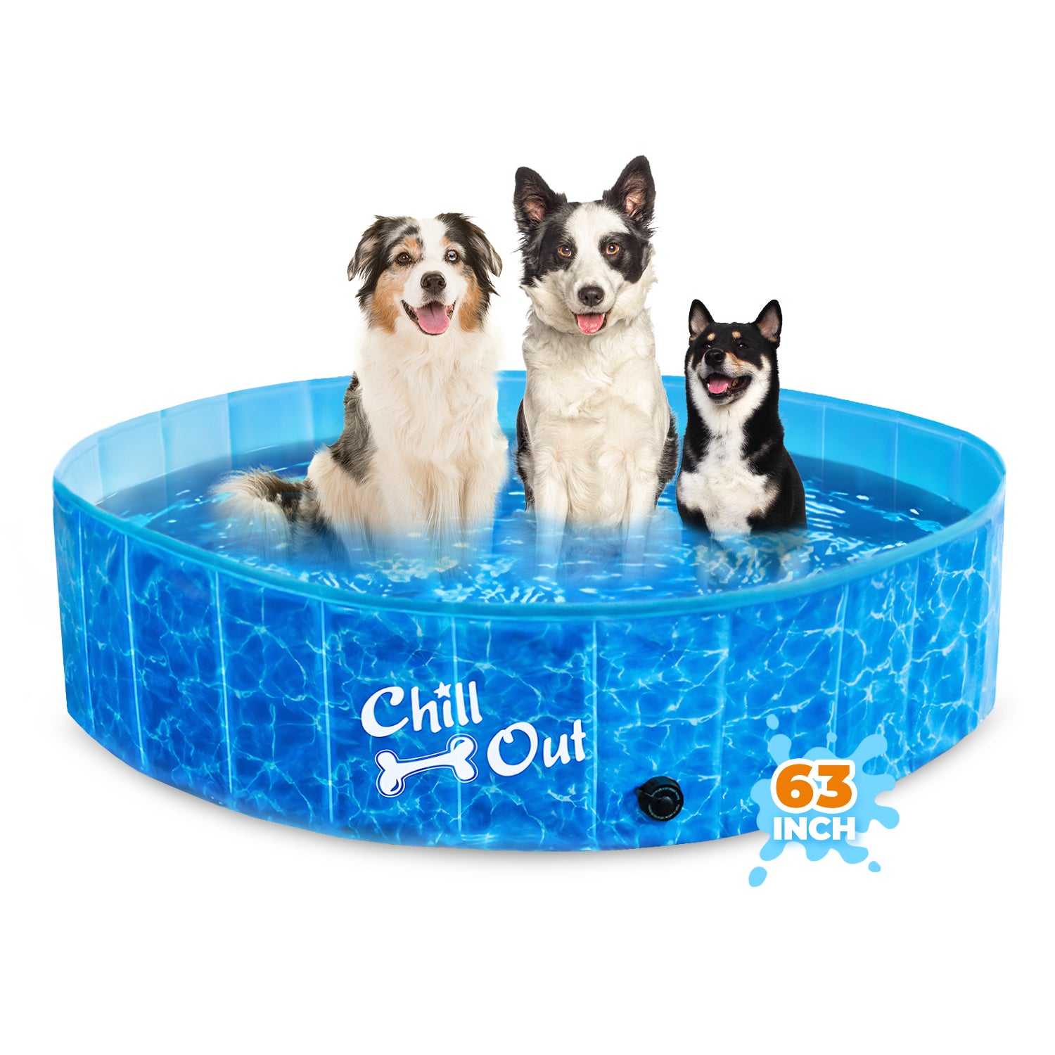 AFP-Allforpaws Foldable Dog Swimming Pool       
