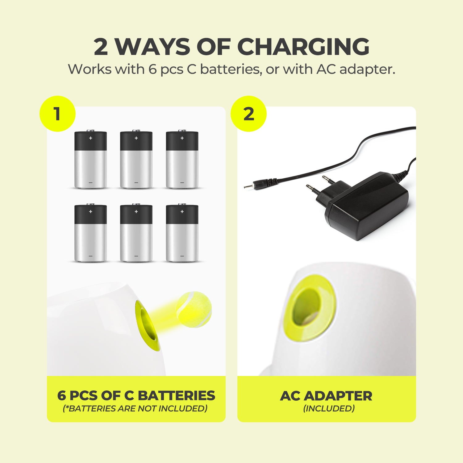 AFP-Allforpaws Mini Hyper Fetch Automatic Ball Launcher for Small Dogs 